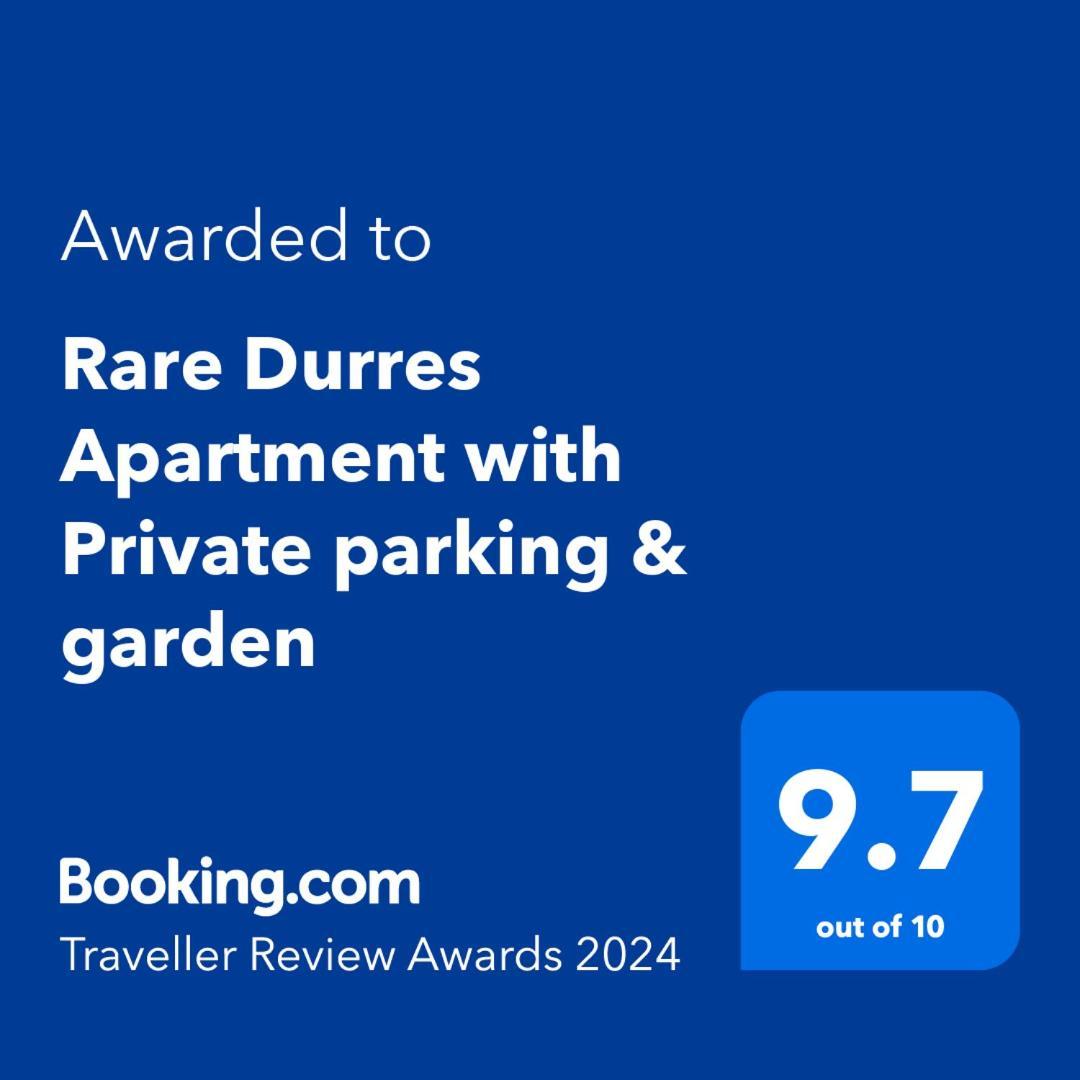 Rare Durres Apartment With Private Parking & Garden المظهر الخارجي الصورة